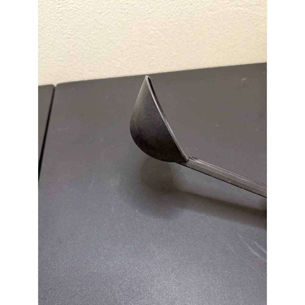 Vintage T-Fal Black Plastic Soup Ladle Kitchen Utensil Heat-Resistant Spoon